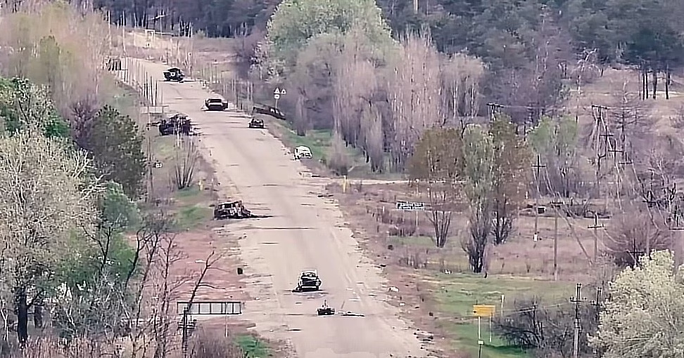 Road in Oleshky / Screenshot